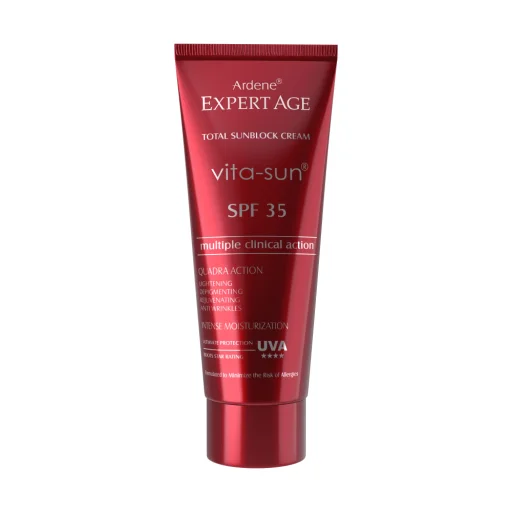 کرم ضدآفتاب SPF35 روشن‌کننده و ضد‌چروک حجم 45 میل آردن اکسپرتیج