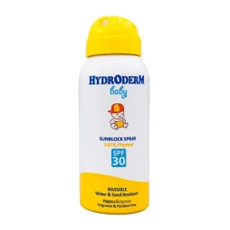 اسپری ضدآفتاب SPF30 فیزیکال Baby حجم 150 میل هیدرودرم