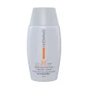 کرم ضدآفتاب SPF50 بی رنگ مناسب پوست خشک و نرمال حجم 50 میل ژیناژن