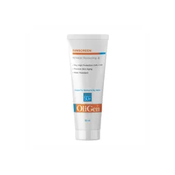 کرم ضد‌آفتاب SPF50 مناسب پوست‌های خشک رنگی حجم 50 میل الی ژن