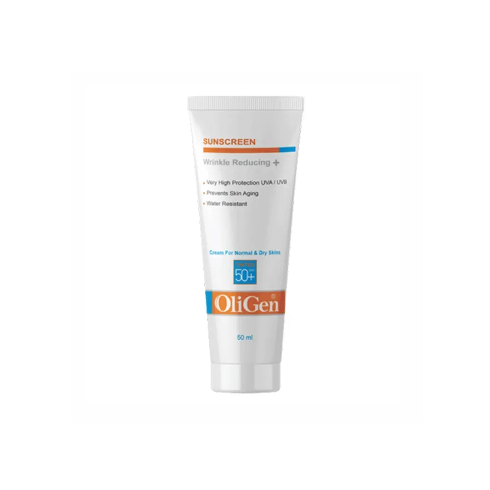کرم ضد آفتاب با SPF50 رنگی مناسب پوست خشک حجم 50 میل الی ژن