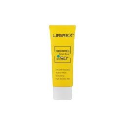 کرم ضدآفتاب SPF50 مناسب پوست‌های خشک رنگی طبیعی حجم 40 میل لیپورکس