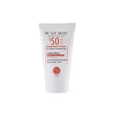 کرم ضد آفتاب با SPF50 رنگی مناسب پوست نرمال و مختلط حجم 40 میل اسکن اسکین