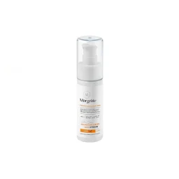 کرم ضد‌آفتاب و روشن‌کننده SPF50 مناسب پوست‌های چرب و مستعد آکنه بژ روشن حجم 50 میل مارگریت