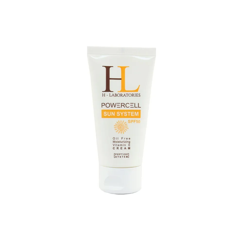 کرم ضد آفتاب با SPF50 بی رنگ بدون چربی حجم 50 میل اچ ال