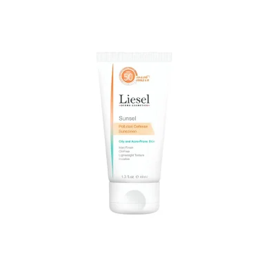 کرم ضد آفتاب با SPF50+ بی رنگ مدل سان سل مناسب پوست چرب و دارای آکنه حجم 40 میل لایسل
