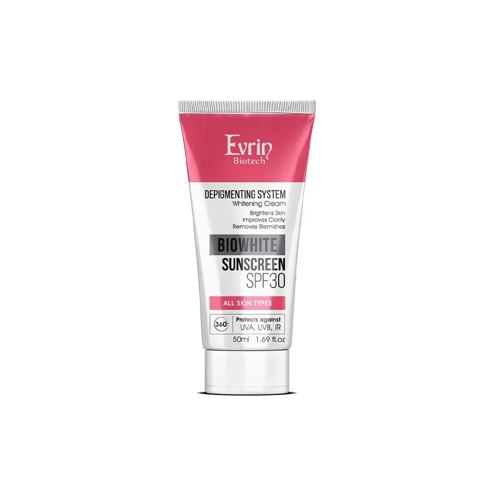 کرم ضد آفتاب و روشن کننده با SPF30 مناسب انواع پوست حجم 50 میل اورین