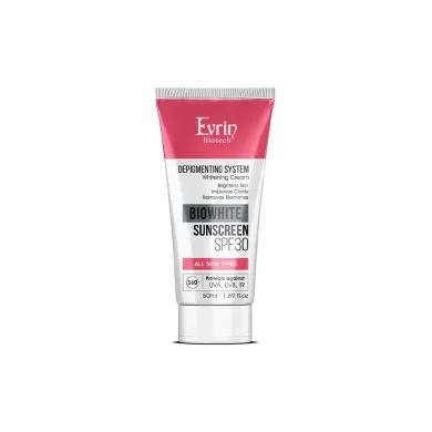 کرم ضد آفتاب و روشن کننده با SPF30 مناسب انواع پوست حجم 50 میل اورین
