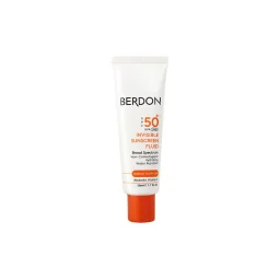 فلوئید ضدآفتاب SPF50 فاقد رنگ مناسب پوست‌های خشک حجم 50 میل بردون