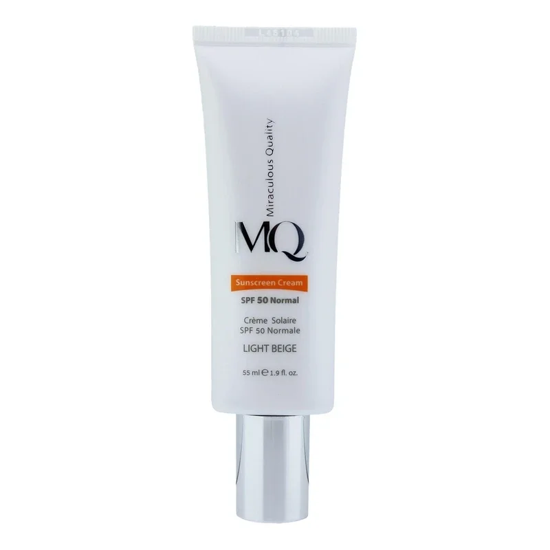 کرم ضد آفتاب نرمال با SPF50 رنگی بژ روشن حجم 55 میل ام کیو