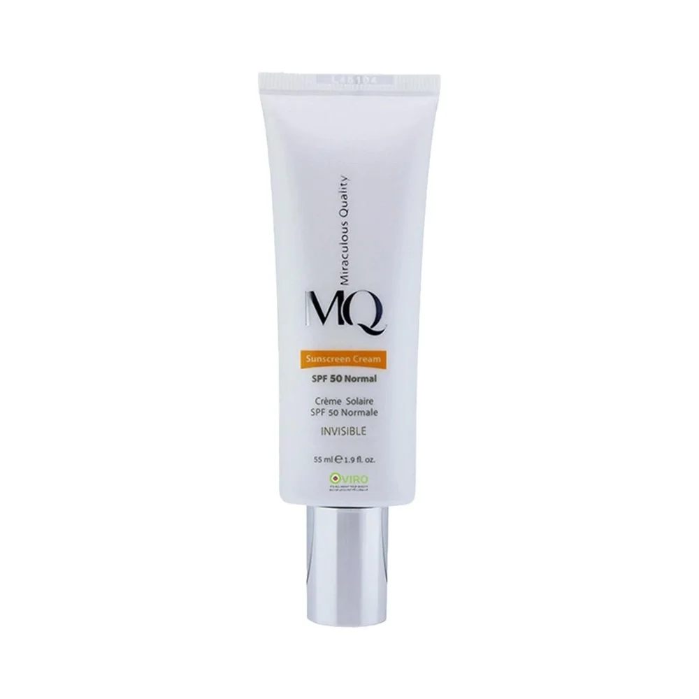 کرم ضد آفتاب نرمال با SPF50 بی رنگ حجم 55 میل ام کیو