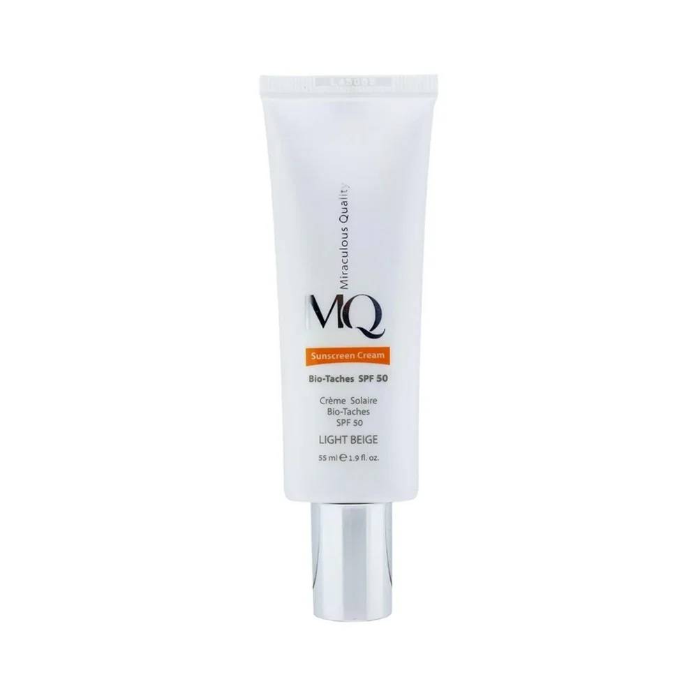 کرم ضد آفتاب و ضد لک با SPF50 رنگی بژ روشن مدل بایوتچ حجم 55 میل ام کیو
