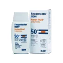 ضد آفتاب فلوئیدی با SPF50 بی رنگ مدل Mineral مناسب پوست خشک و حساس حجم 50 میل ایزدین