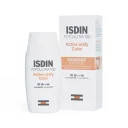 ضد آفتاب فلوئیدی با SPF50 رنگی مدل Active Unify مناسب انواع پوست حجم 50 میل ایزدین