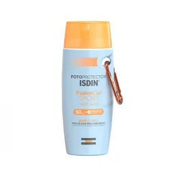 کرم ضد آفتاب با SPF50 بی رنگ مدل FUSION GEL مناسب انواع پوست حجم 100 میل ایزدین