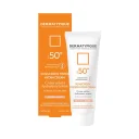 کرم ضد آفتاب با SPF50 رنگی بژ طبیعی مدل Tinted Hydra مناسب پوست خشک حجم 50 میل درماتیپیک