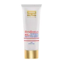 کرم ضد آفتاب فلوئیدی با SPF50 رنگی روشن مناسب انواع پوست حجم 50 میل ساین اسکین