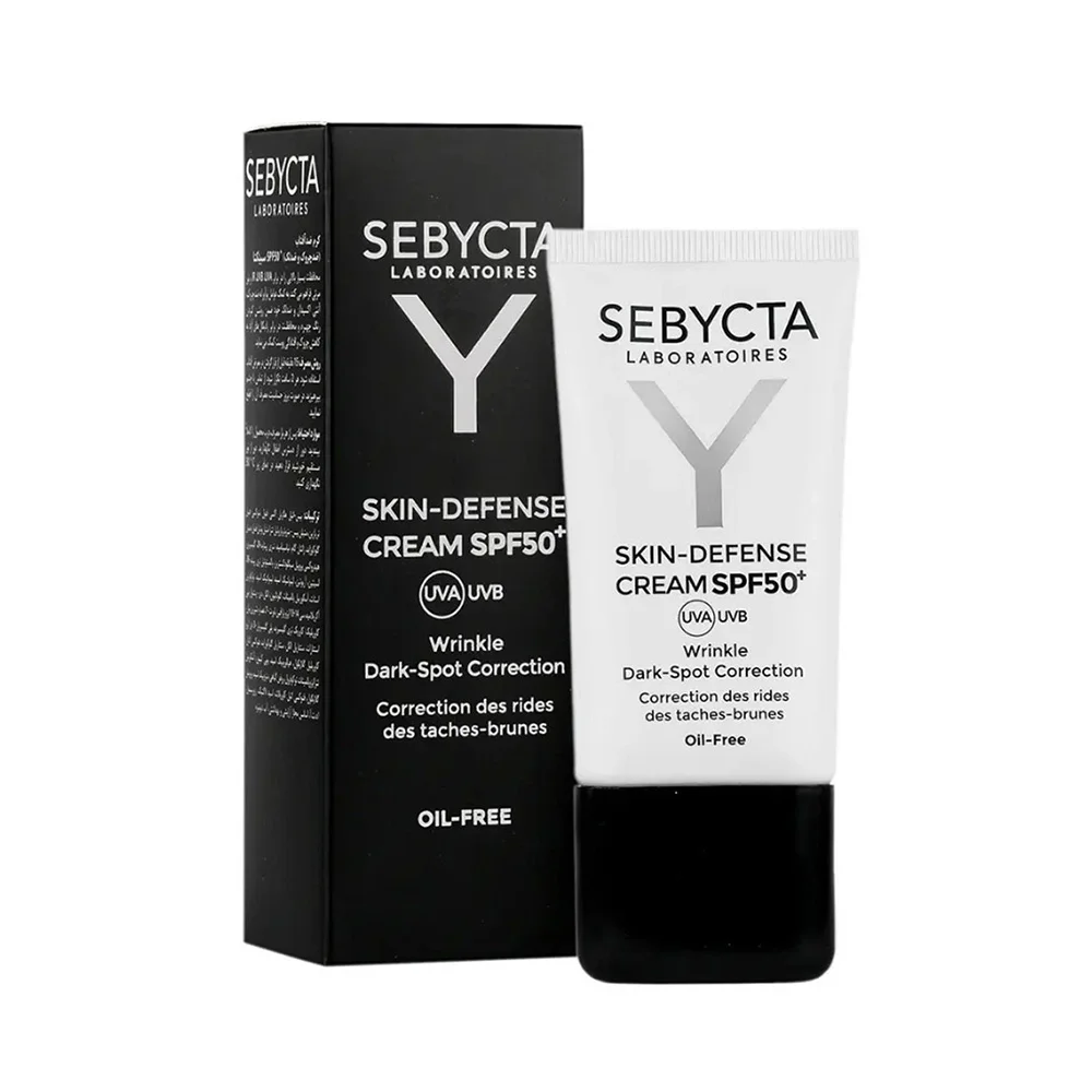 کرم ضد آفتاب با SPF50 مدل Skin Defense حجم 40 میل سبیکتا