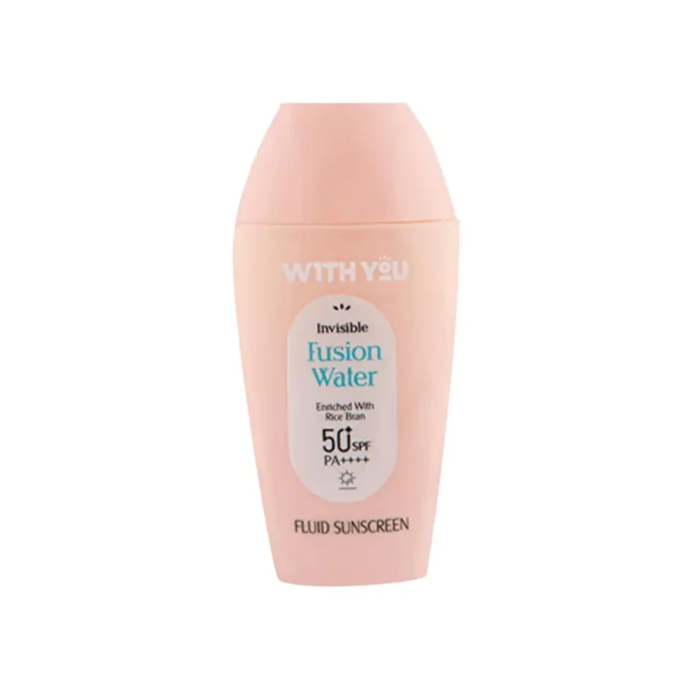 ضد آفتاب فلوئید با SPF50 بی رنگ مناسب انواع پوست حجم 30 میل ویت یو