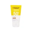 کرم ضد آفتاب با SPF50+ رنگی کارامل بژ بدون روغن حاوی ویتامین سی حجم 40 میل ویتالیر