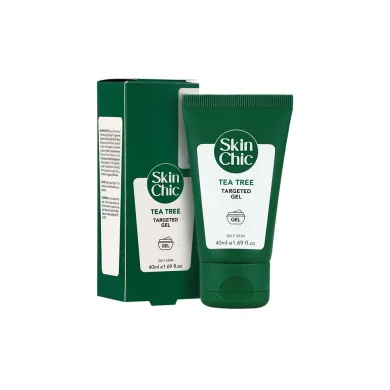 ژل کنترل کننده چربی حاوی روغن درخت چای مناسب پوست چرب و مختلط حجم 40 میل اسکین شیک