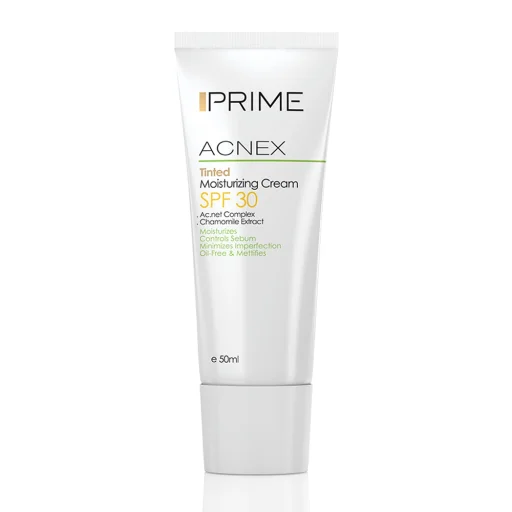 مرطوب‌کننده پوست SPF30 رنگی حجم 50 میل پرایم
