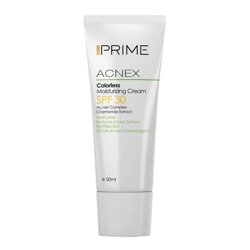مرطوب‌کننده پوست SPF30 فاقد رنگ حجم 50 میل پرایم