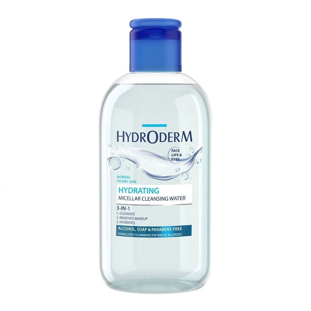 میسلار 3 در 1 مدل Hydrating مناسب پوست خشک و نرمال حجم 250 میل هیدرودرم
