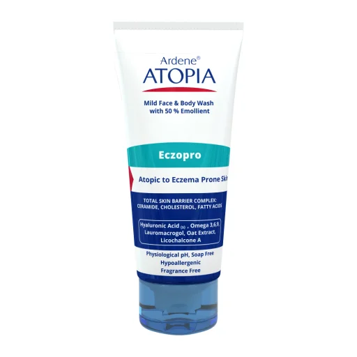 لوسیون شوینده 50 درصد روغن پوست خشک صورت و بدن Eczopro حجم 200 میل آردن اتوپیا