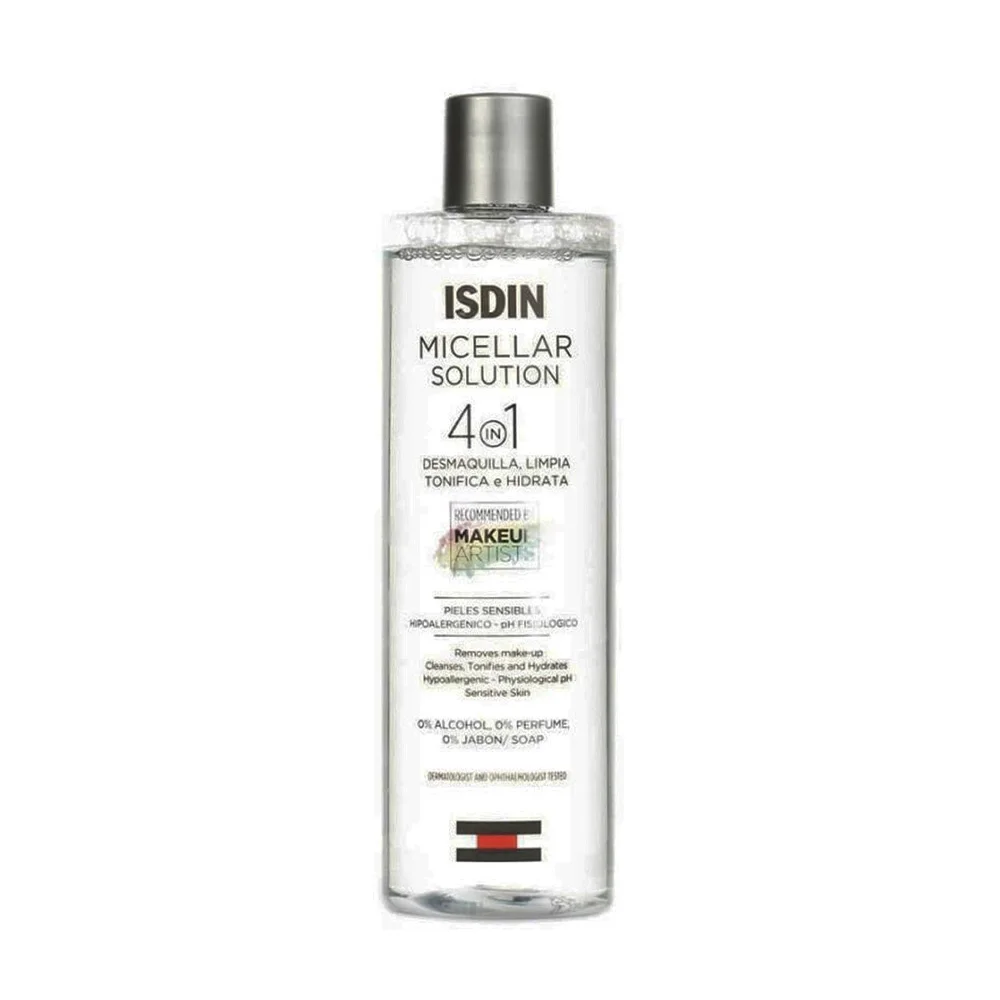 محلول پاک کننده آرایش صورت مدل Micellar Solution حجم 400 میل ایزدین