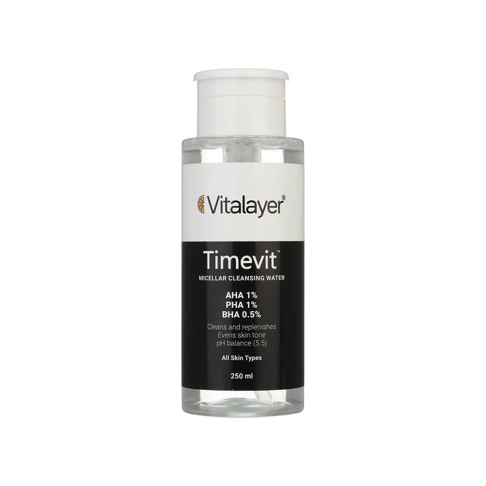میسلار مدل Timevit مناسب انواع پوست حجم 250 میل ویتالیر