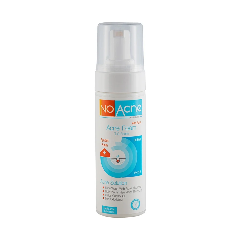 فوم شستشوی مدل Acne Solution مناسب پوست چرب و دارای جوش حجم 150 میل نو آکنه