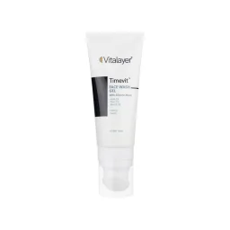 ژل براش شستشوی صورت TIMEVIT مناسب انواع پوست حجم 200 میل ویتالیر