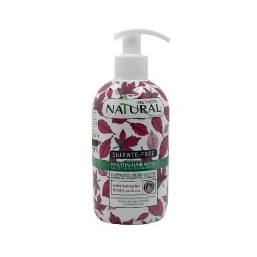 ماسک مو با آبکشی مدل سوپر کراتینه حجم 400 میل نچرال