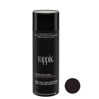 پودر پرپشت کننده مو کد 3 Dark Brown وزن 50 گرم تاپیک