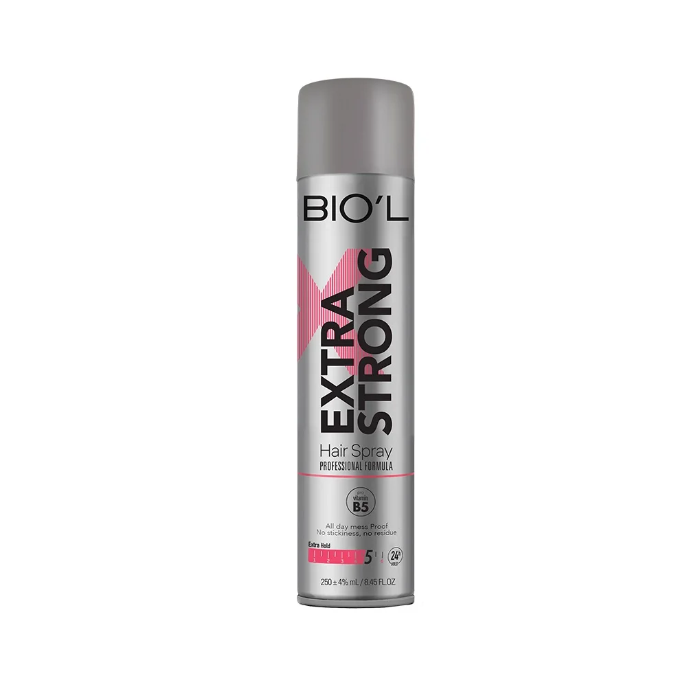 اسپری موی سر مدل Extra Strong بسیار قوی حجم 250 میل بیول