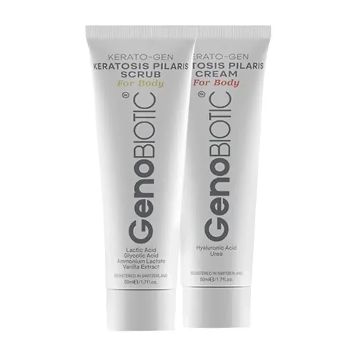 اسکراب و کرم کنترل‌کننده پوست مرغی حجم 50 میل ژنو بایوتیک