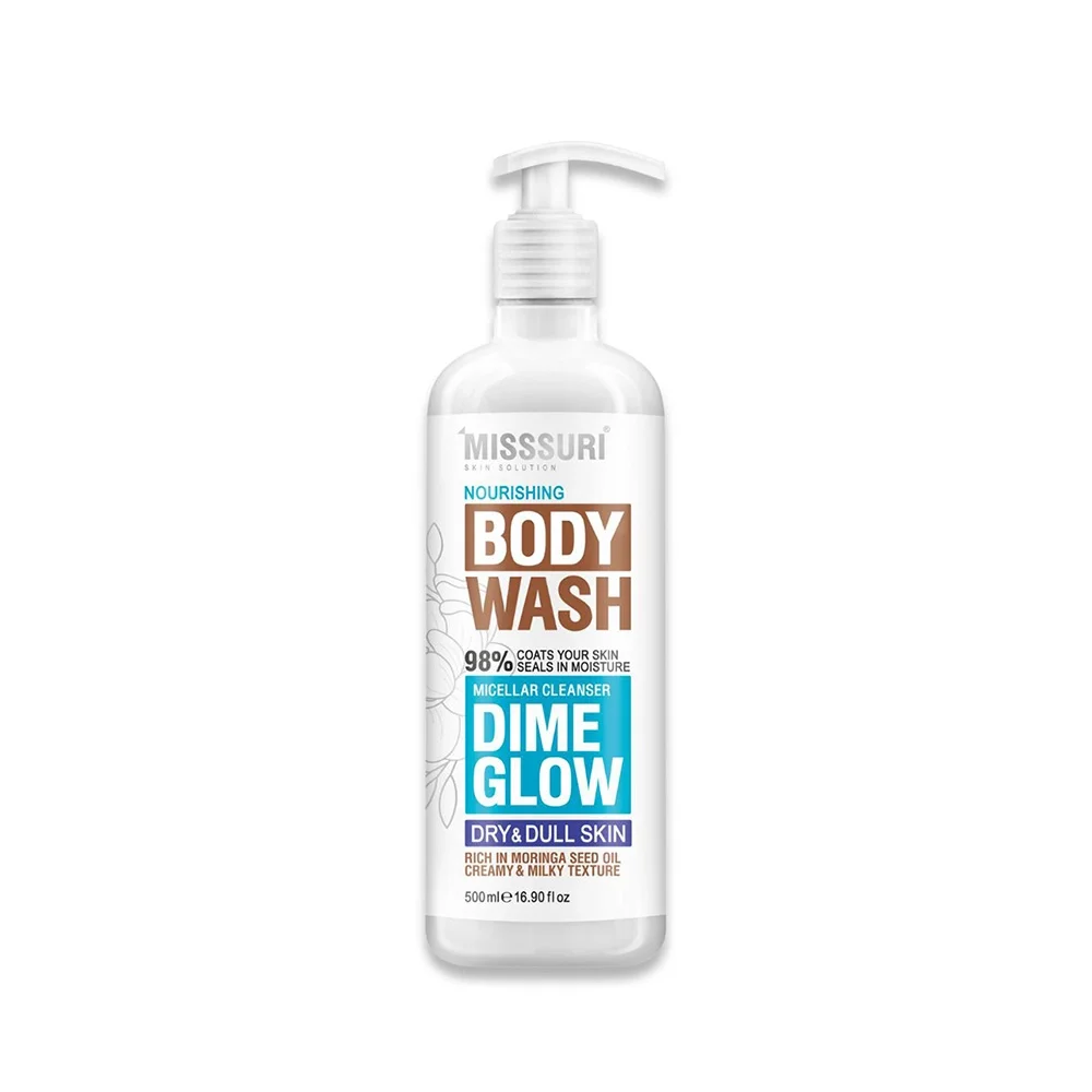 شامپو بدن مدل Dime Glow مناسب پوست خشک حجم 500 میل میسوری