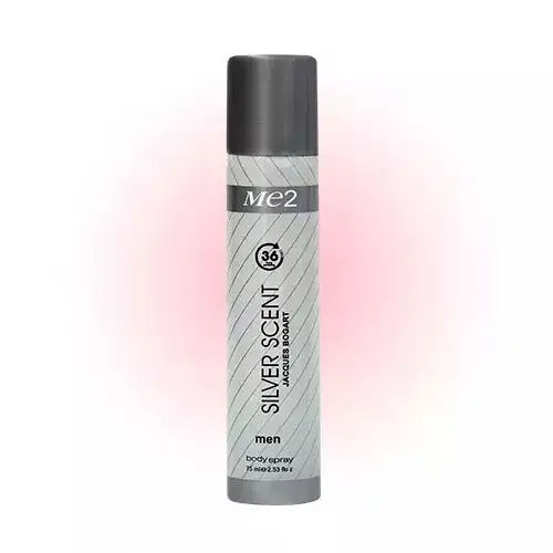 اسپری بدن مردانه مدل Silver Scent حجم 75 میل می تو