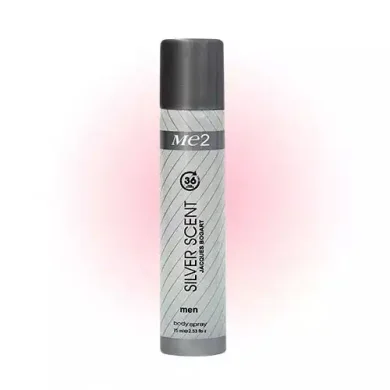 اسپری بدن مردانه مدل Silver Scent حجم 75 میل می تو