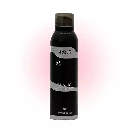 اسپری بدن مردانه مدل Black Afghan حجم 200 میل می تو