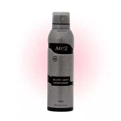 اسپری بدن مردانه مدل Silver Scent حجم 200 میل می تو