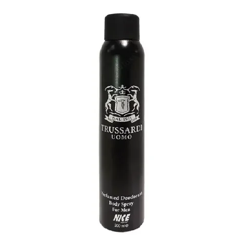 اسپری بدن مردانه مدل Trussardi Uomo حجم 200 میل نایس