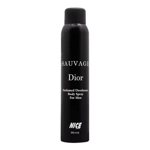 اسپری بدن مردانه مدل Sauvage Dior حجم 200 میل نایس