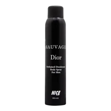 اسپری بدن مردانه مدل Sauvage Dior حجم 200 میل نایس