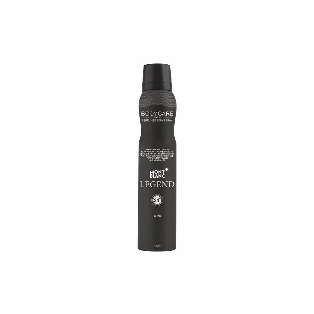 اسپری بدن مردانه مدل Mont Blanc Legend حجم 200 میل بادی کر