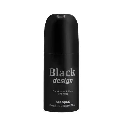 مام رول مردانه مدل Black Design حجم 60 میل اسکلاره