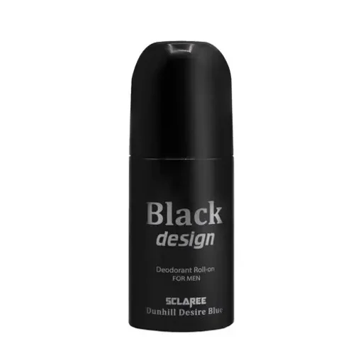 مام رول مردانه مدل Black Design حجم 60 میل اسکلاره