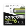 کارتریج یدک 6 لبه مردانه مدل SXD2040-3D-PRO بسته 4 عددی دورکو