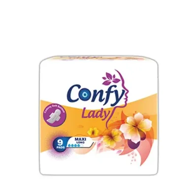 نوار بهداشتی لیدی مدل Maxi Long بسته 9 عددی کانفی